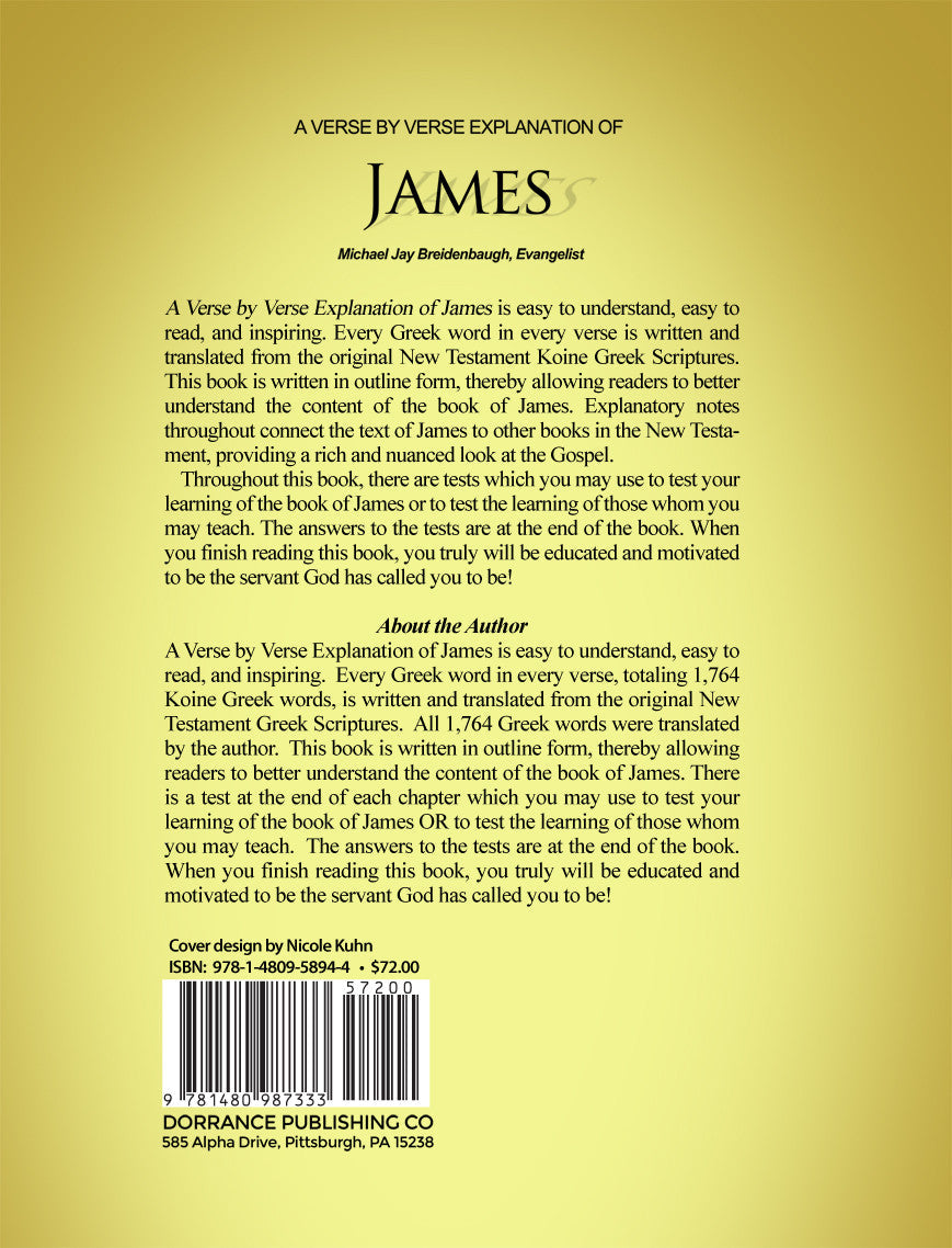 A Verse By Verse Explanation Of James