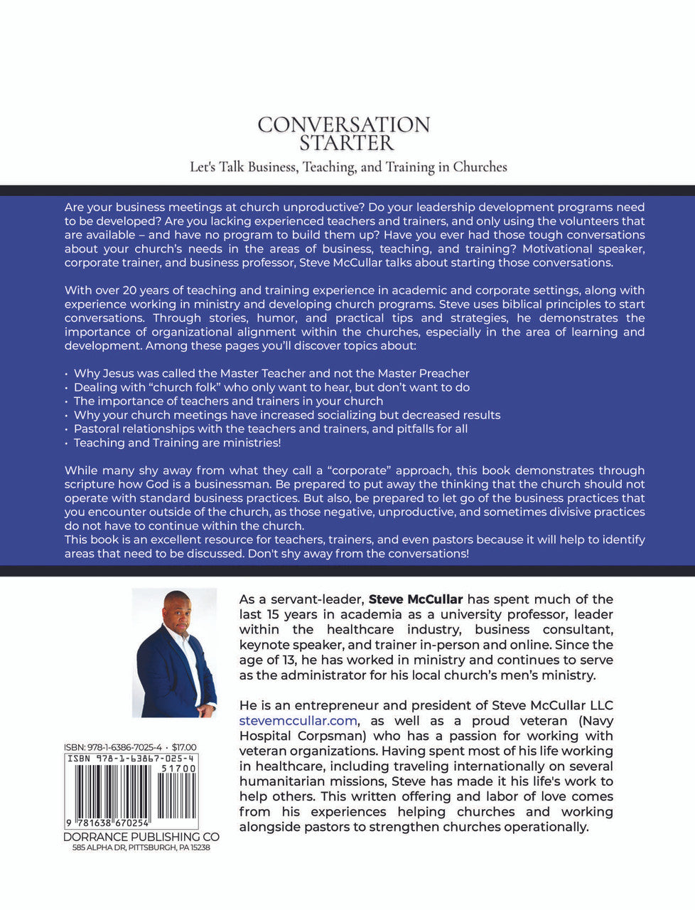 Conversation Starter: Let's Talk Business, Teaching, And Training In Churches