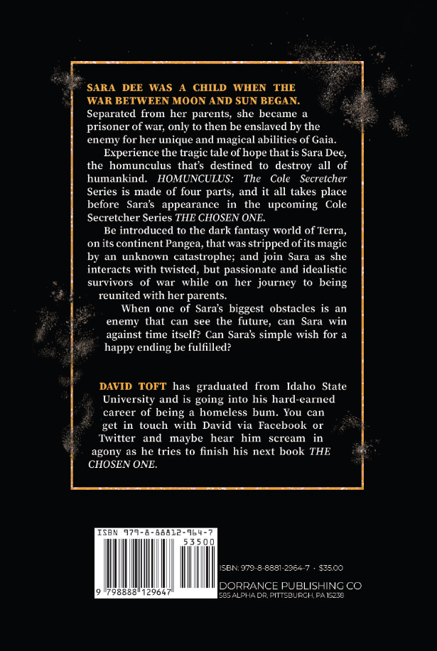 Homunculus: The Cole Secretcher Series