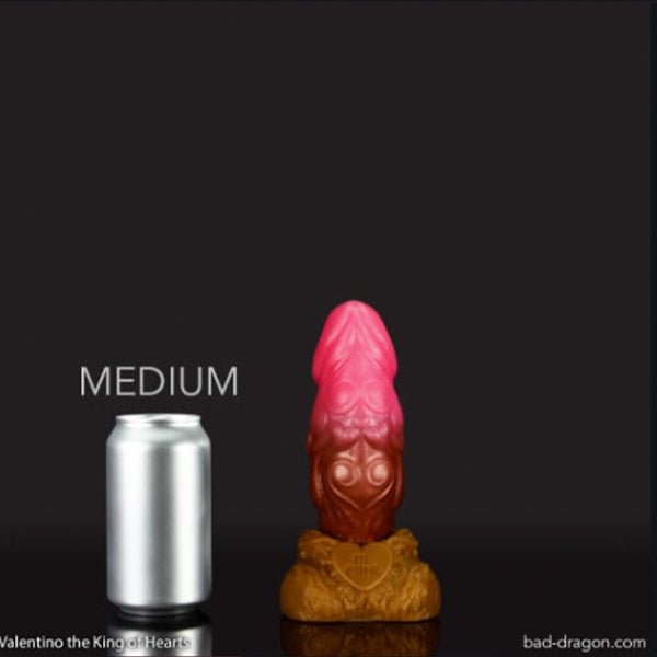 Bad Dragon® Valentino the King of Hearts™ Dildo | Natural