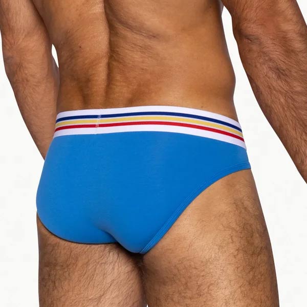 BIKE® Stretch Cotton Brief | Bright Indigo