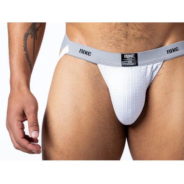 BIKE® SWIMMER (Narrow Band) Jockstrap | White