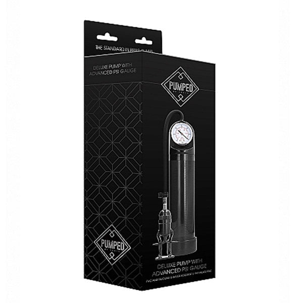 Deluxe Pump With Advanced PSI Gauge | Black