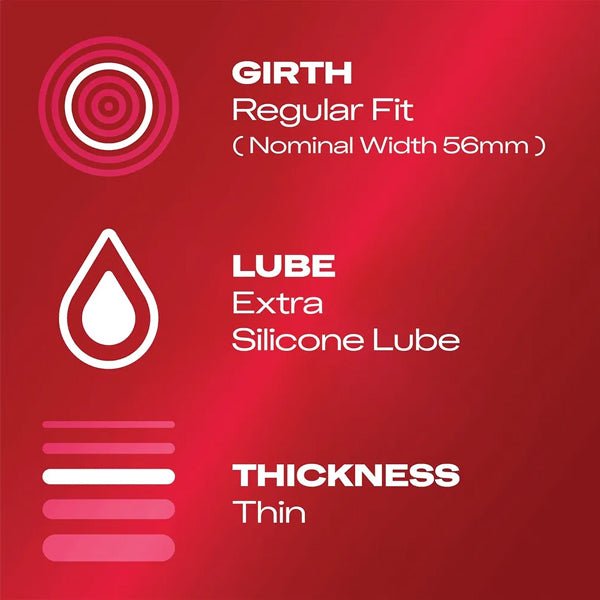 Durex Thin Feel Condoms - 12 Pack