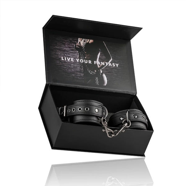 Easytoys Fetish Collection - Faux Leather Handcuffs