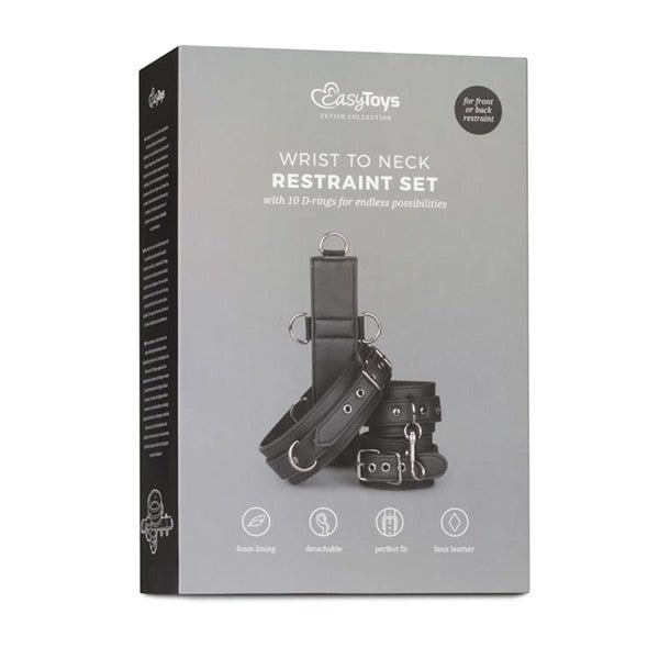 Easytoys Fetish Collection - Neck and Wrist Restraint