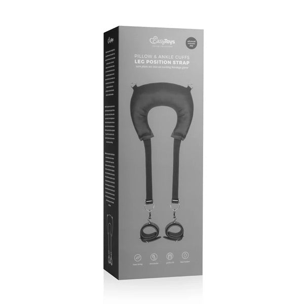 Easytoys Fetish Collection - Pillow & Ankle Cuffs Leg Position Strap