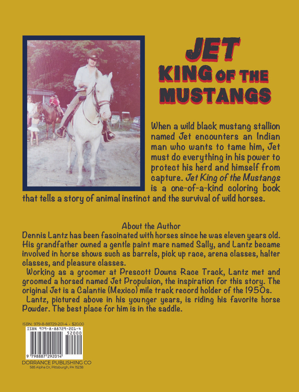 Jet: King Of The Mustangs: Coloring Book Adventure: Series #2: The Albino