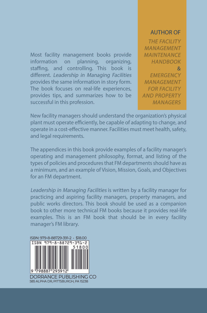Leadership In Managing Facilities: A One-Year Journey