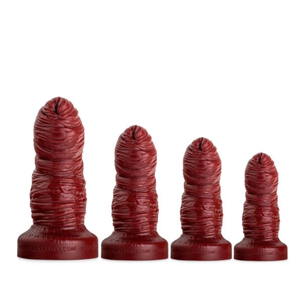 Mr Hankey's HUNGERFF Dildo: Med | 7 Inches - Blood Red
