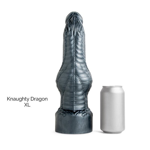 Mr Hankey's KNAUGHTY DRAGON Dildo: Brown XL | 11 Inches