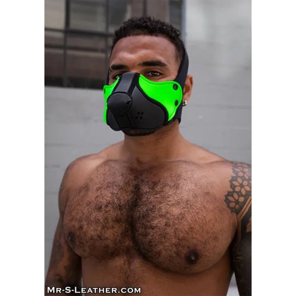 Mr S Leather Neo Open Chin Face Harness