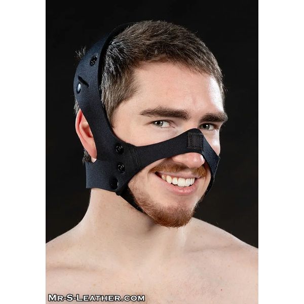 Mr. S Leather Neoprene K9 Muzzle Kit - Red