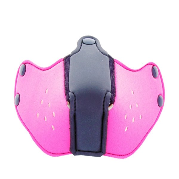 Mr S Leather NEOPRENE Puppy Hood: Replacement Muzzle | Pink