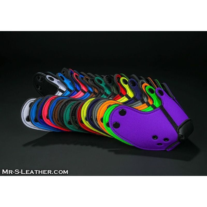 Mr S Leather NEOPRENE Puppy K9 Muzzle | Cobalt Blue
