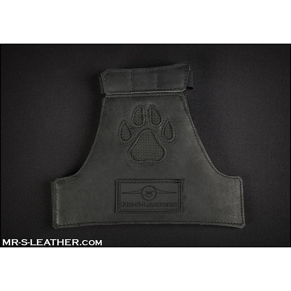 Mr S Leather OPEN PAW Puppy Gloves | White