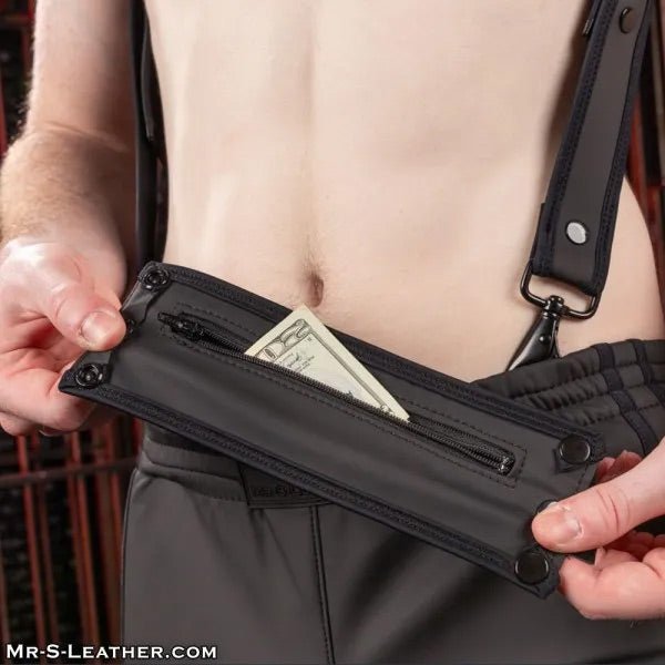 Mr.S Leather FuckGear Wrist Wallet | Black/Red