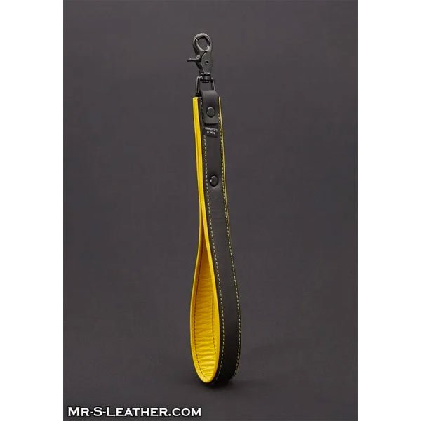 Mr.S Leather Hardline Leather Short Leash - 11 Colours