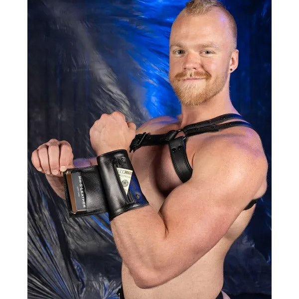 Mr.S Leather Heavy Duty Wrist Cuff & Wallet