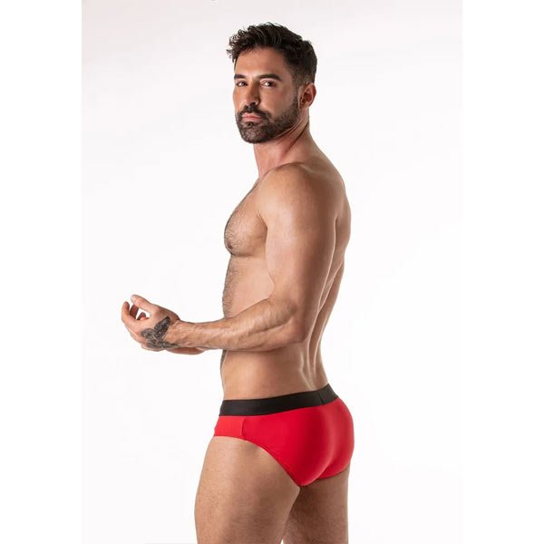 Mr.S Leather Pool Boy Swim Brief | Red