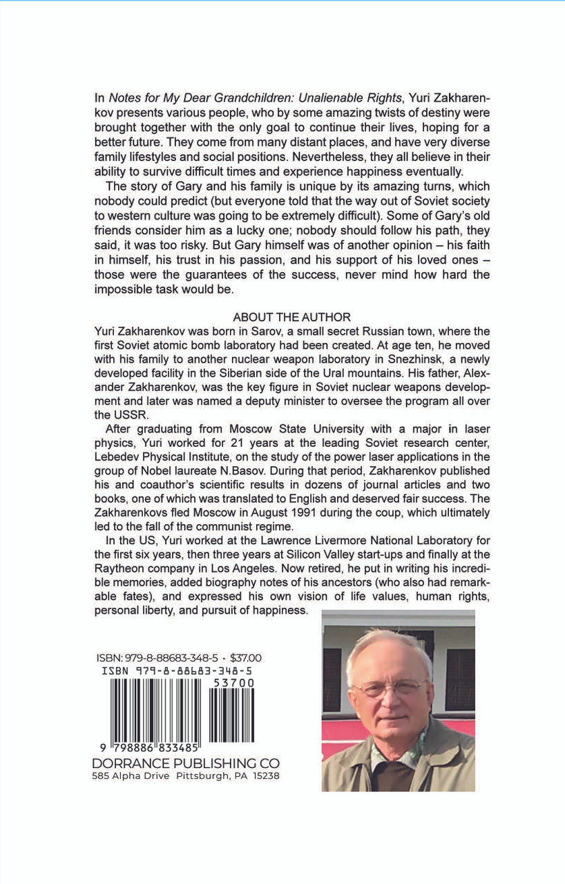 Notes For My Dear Grandchildren: Unalienable Rights