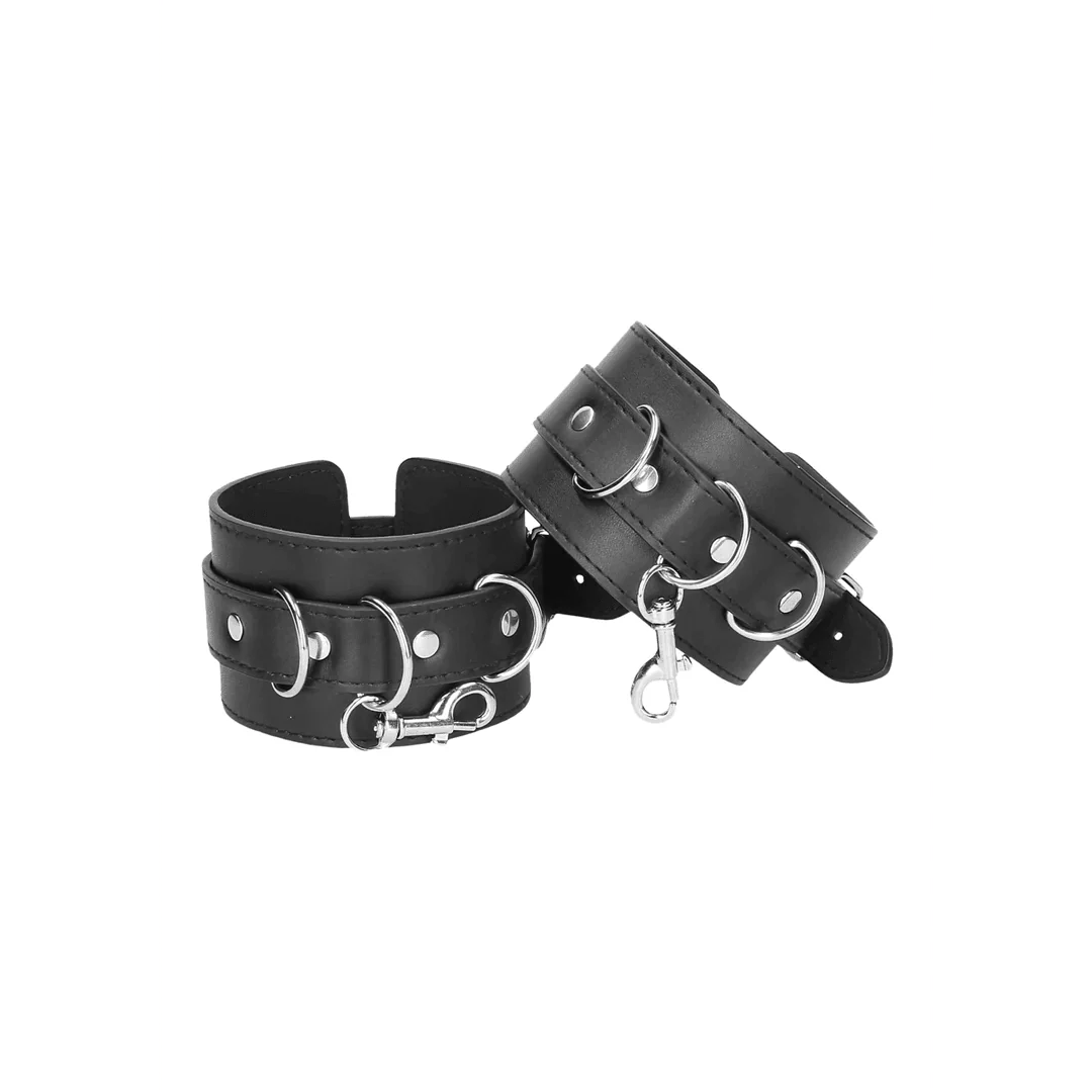 OUCH Bonded Leather Hogtie with Hand and Ankle Cuffs