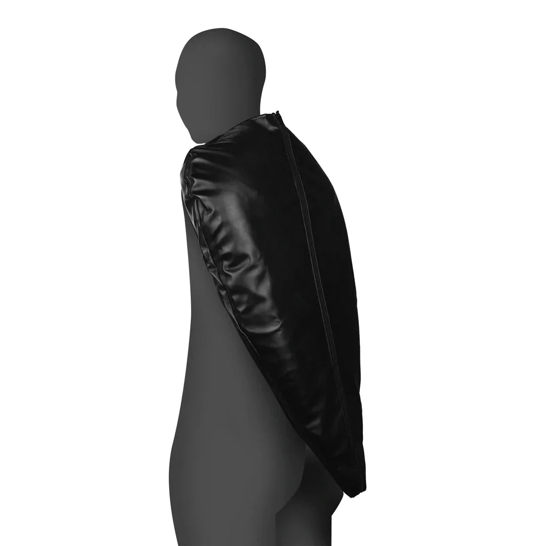 OUCH Zip-Up Full Arm and Shoulder Sleeve Restraint - Black