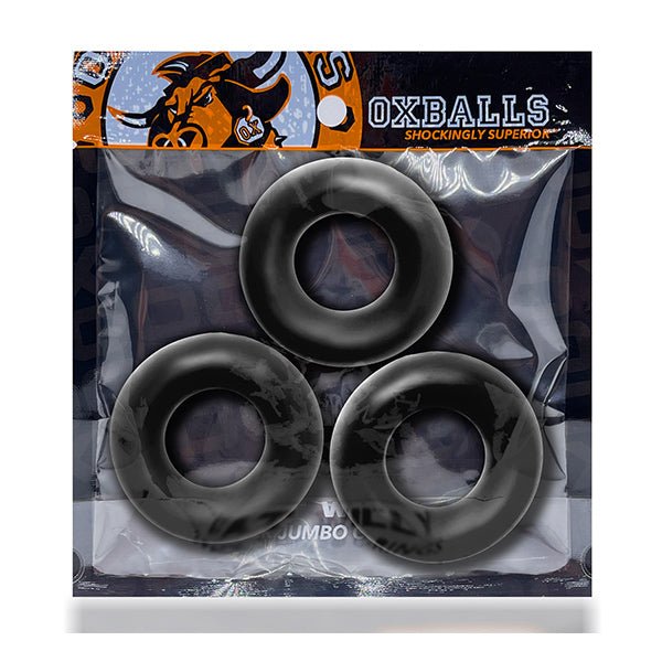 Oxballs FAT WILLY 3 Pack - Black