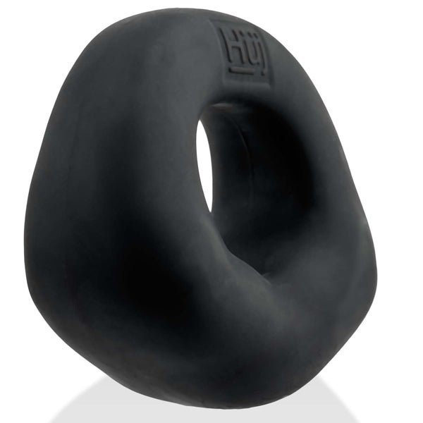 Oxballs FIT BULGE hung-style cockring BLACK FOG