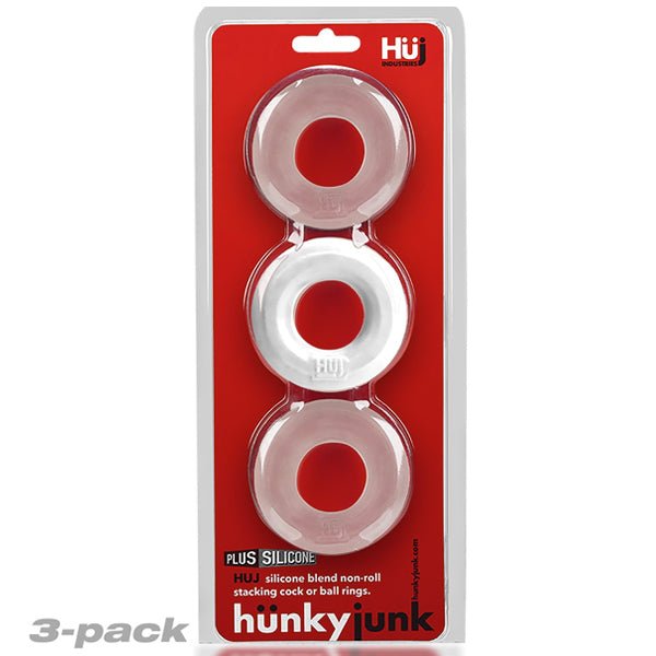 Oxballs HUJ3 3-pack WHITE / ICE WHITE ICE / CLEAR
