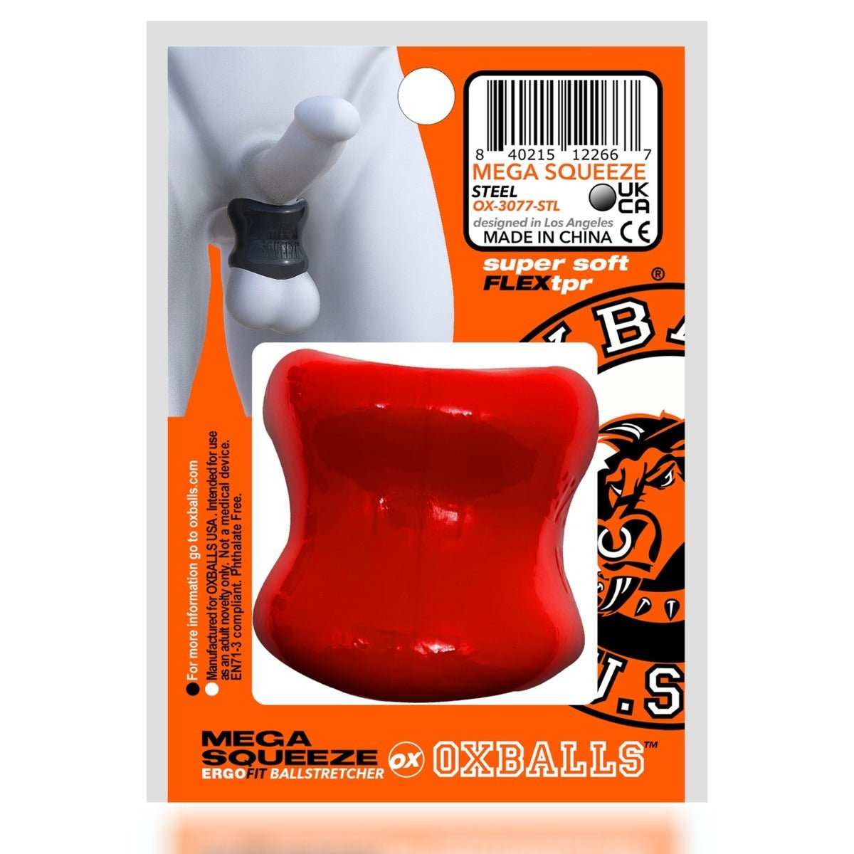 Oxballs MEGA SQUEEZE Ball Stretcher | Red