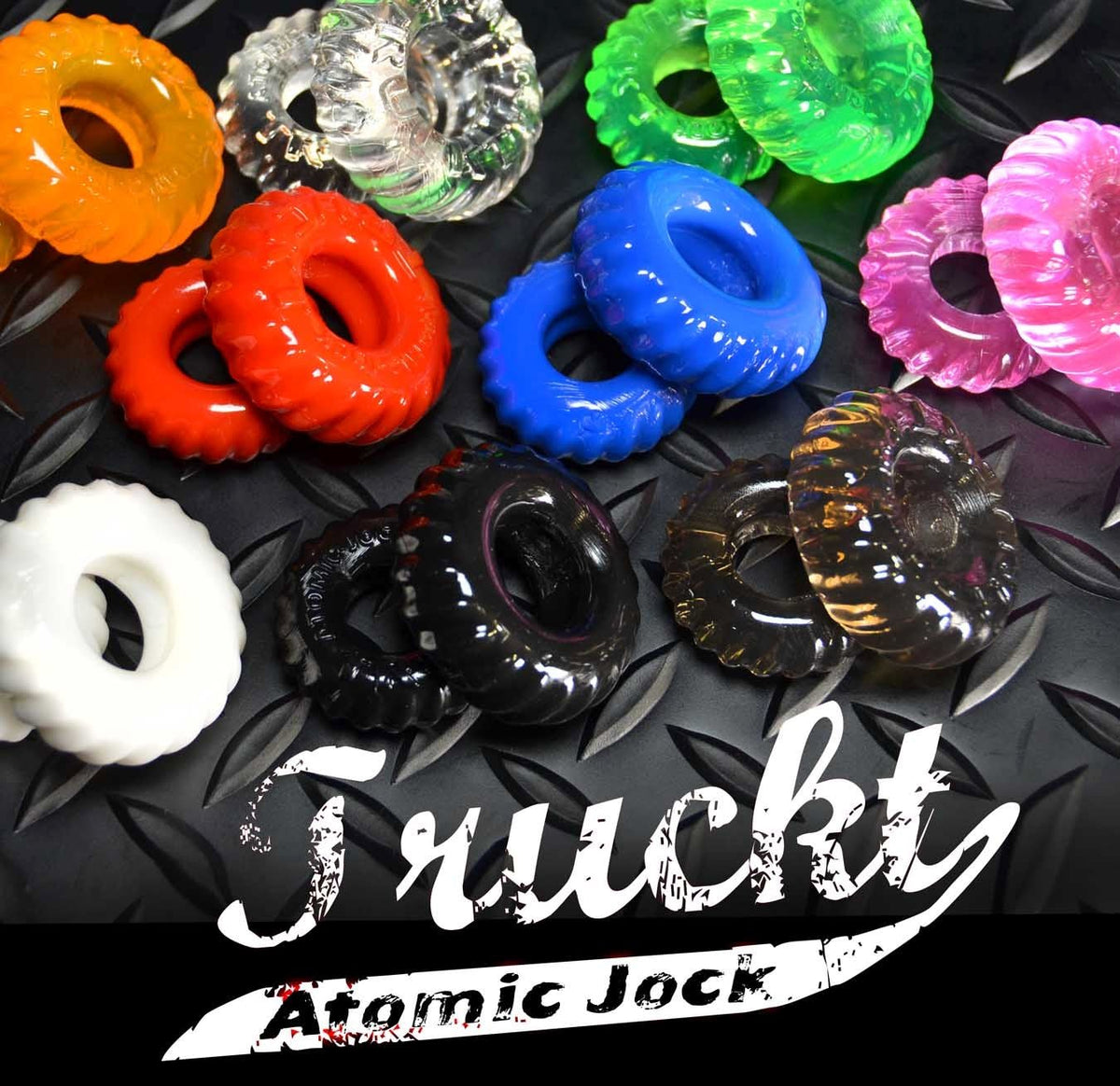 Oxballs TRUCKT Cockring 2 Pack - Black