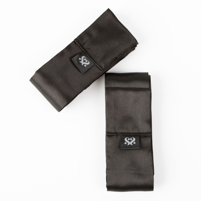 SEI MIO - Nights in Tied Satin - 2 x Silk Sash Restraints
