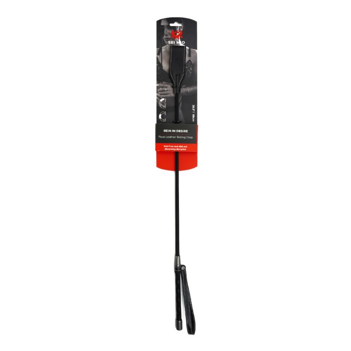 SEI MIO - Rein in Desire - Faux Leather Riding Crop