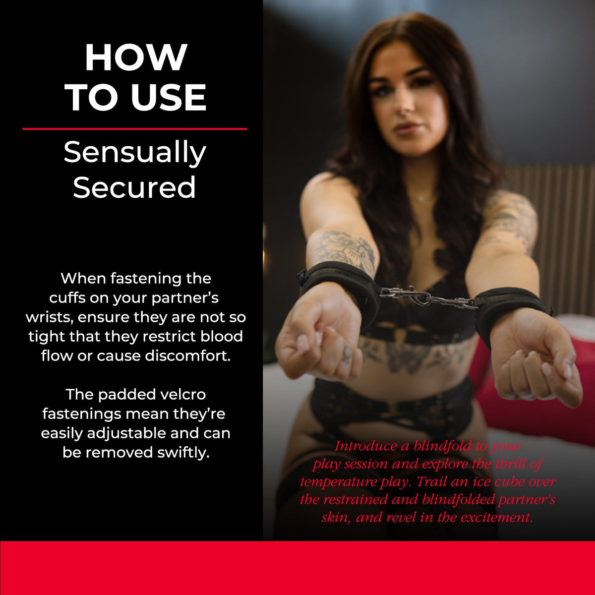 SEI MIO - Sensually Secured - Velvet Handcuffs