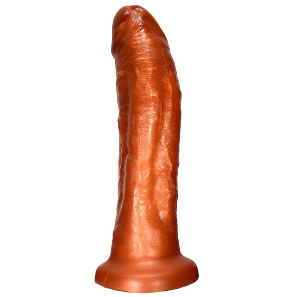 SquarePegToys® Leo Harness Dildo Flush Cup - SuperSoft Bronze