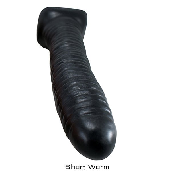 SquarePegToys® Worm - Black Firm - Short