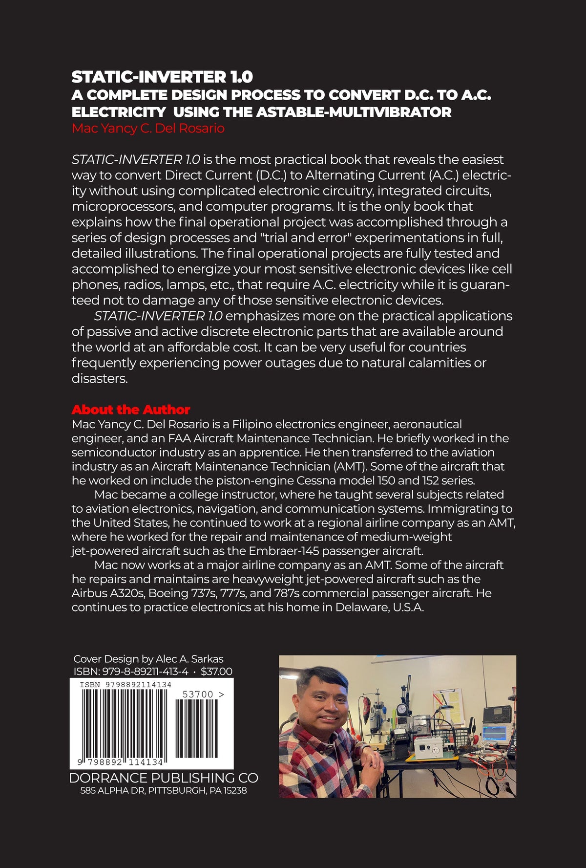 Static-Inverter 1.0: A Complete Design Process to Convert D.C. to A.C. Electricity Using the Astable-Multivibrator
