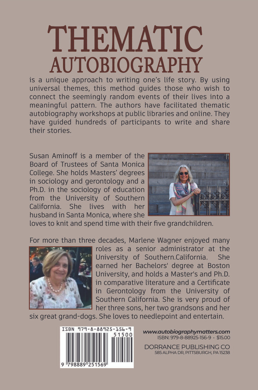Thematic Autobiography: A Unique Way To Write Your Life Story