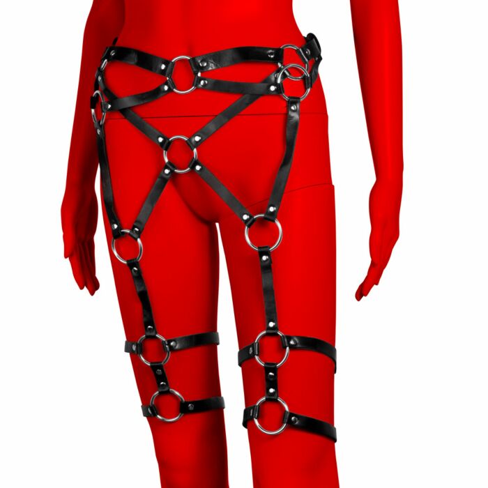 Uberkinky Criss-Cross Waist and Thigh Harness