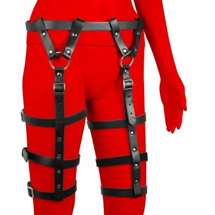 Uberkinky Seduction Waist and Thigh Bondage Harness
