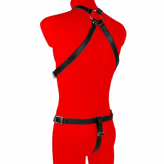 Uberkinky Strapping Bondage Harness with Jock Strap