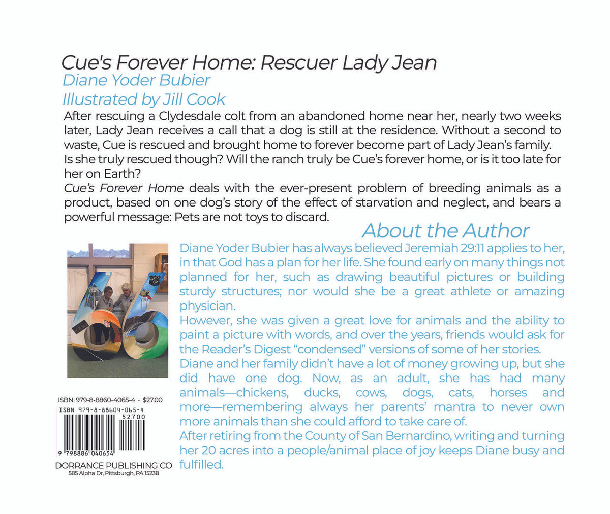 Cue's Forever Home: Rescuer Lady Jean