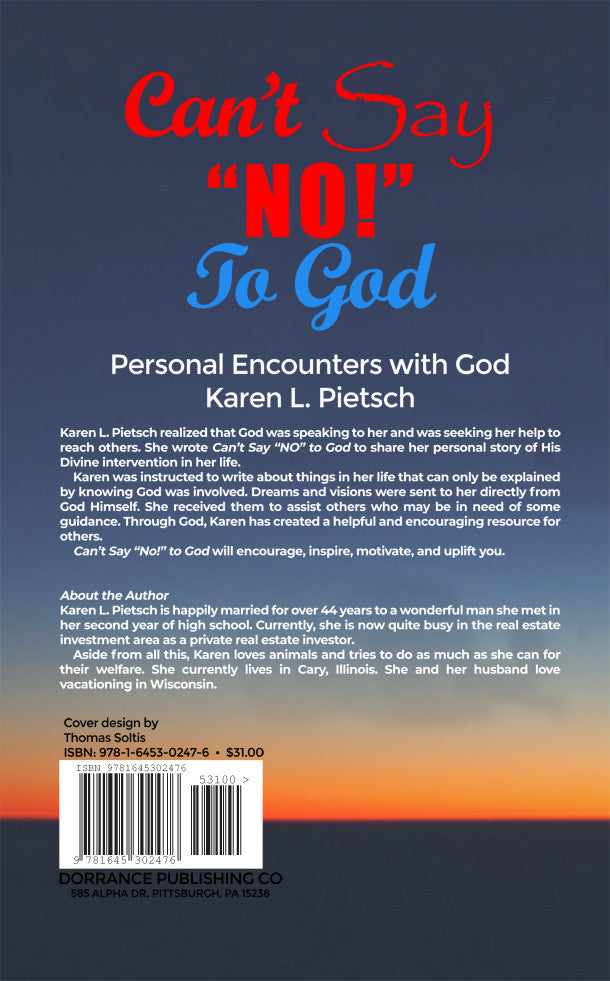 Can't Say “No!” To God