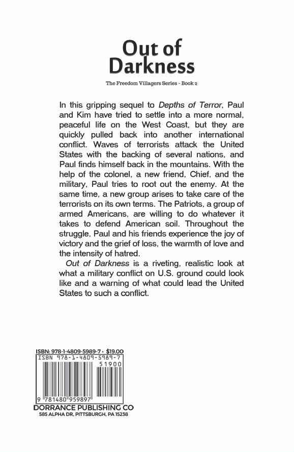 Out Of Darkness: The Freedom Villagers Series -Book 2