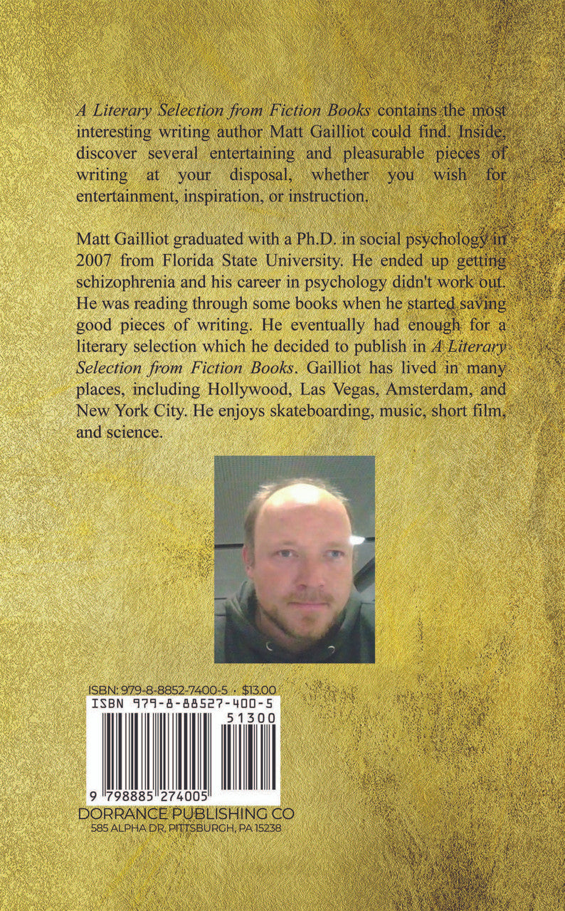 A Literary Selection From Fiction Books