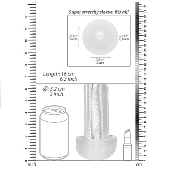 Automatic Cyber Pump with Masturbation Sleeve | Transparent