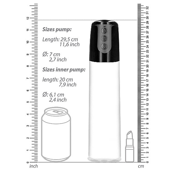 Automatic Cyber Pump with Masturbation Sleeve | Transparent