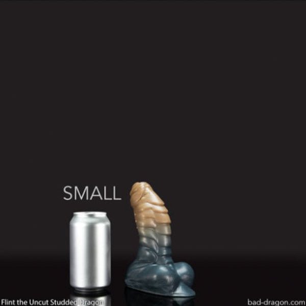 Bad Dragon® Flint® the Uncut Studded Dragon Dildo | Natural