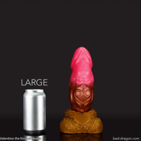 Bad Dragon® Valentino the King of Hearts™ Dildo | Natural